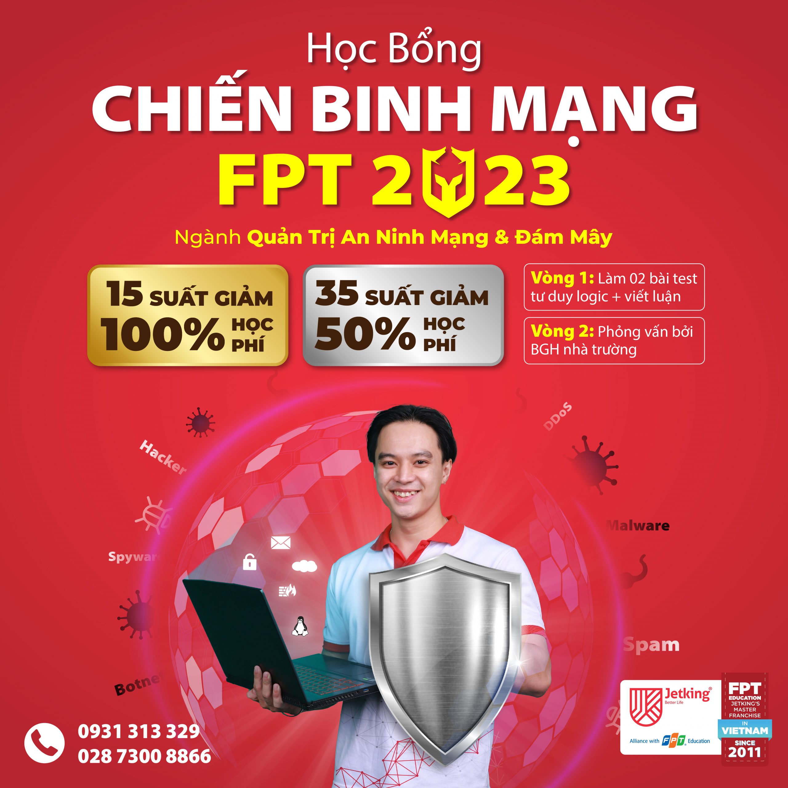 Quỹ học bổng “Chiến Binh Mạng FPT” lên đến 2 tỷ đồng