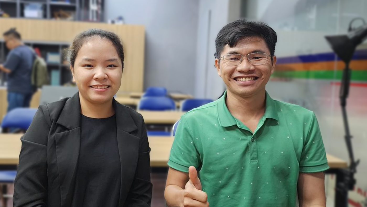 Chị Quỳnh Như và anh Minh Thiệp review về buổi học
