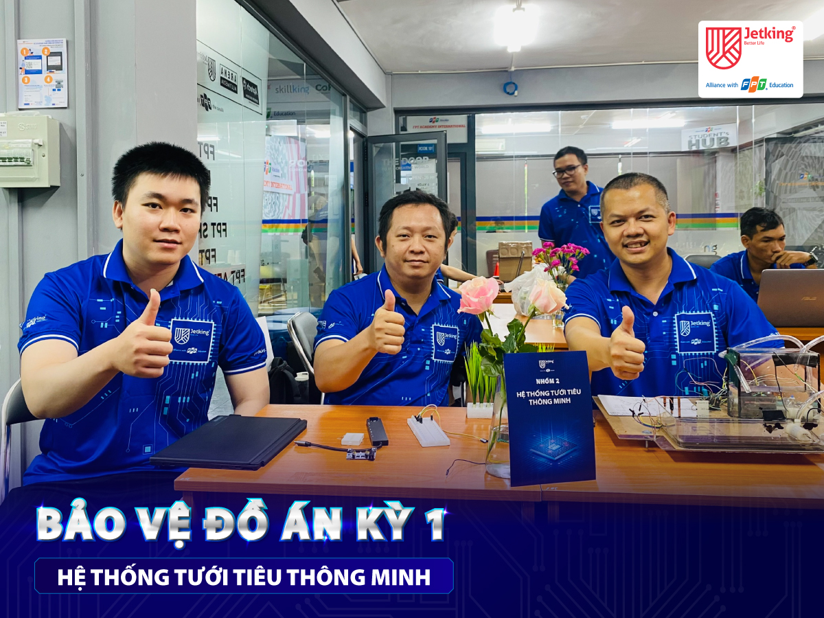 Sinh Viên FPT Jetking Làm Được Gì Sau Kỳ 1? Khám Phá Đồ Án Tưới Nước Thông Minh Dùng Vi Điều Khiển 8051