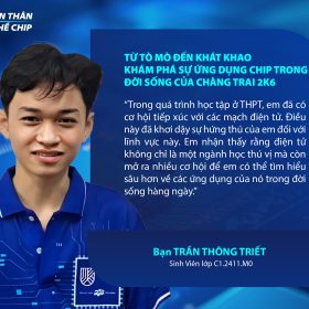 Trần Thông Triết – 2k6 Đam Mê Điện Tử Quyết Tâm Chinh Phục Vi Mạch Bán Dẫn Tại FPT Jetking