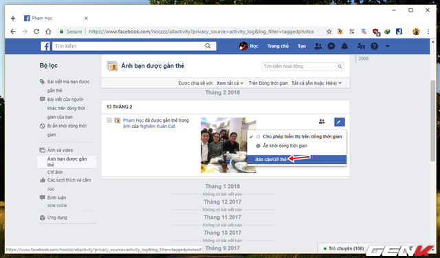 Những cách giúp xóa nhanh và triệt để tất cả hình ảnh và status đã đăng trên Facebook mà không sợ mất tài khoản - Ảnh 12. Những cách giúp xóa nhanh và triệt để tất cả hình ảnh và status đã đăng trên Facebook mà không sợ mất tài khoản - Ảnh 12.