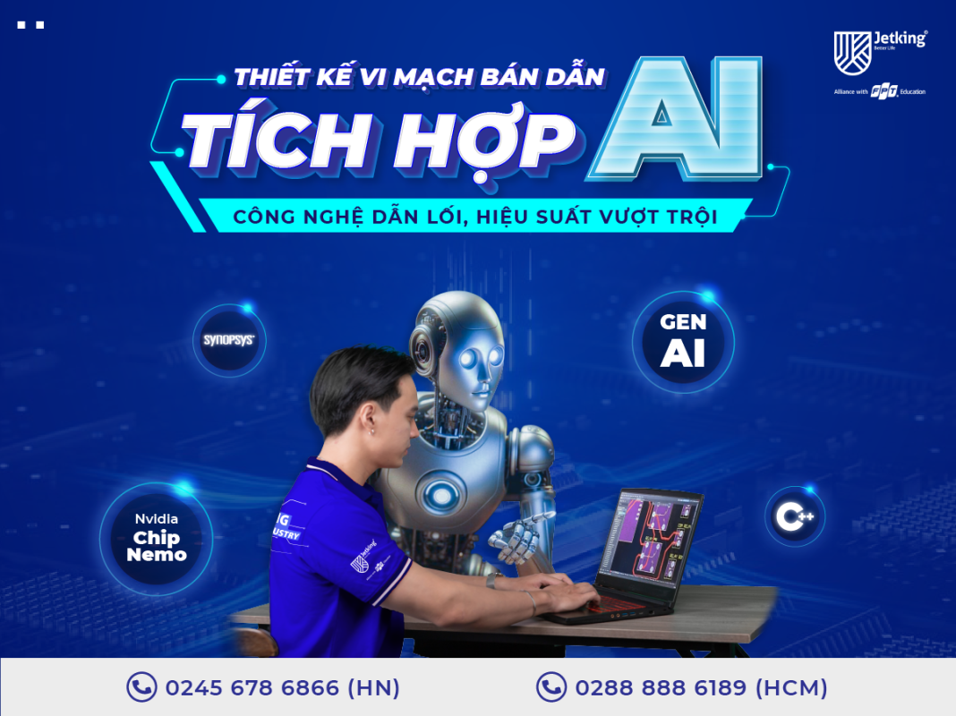 Chương trình học tích hợp AI trong Thiết kế vi mạch bán dẫn quốc tế 