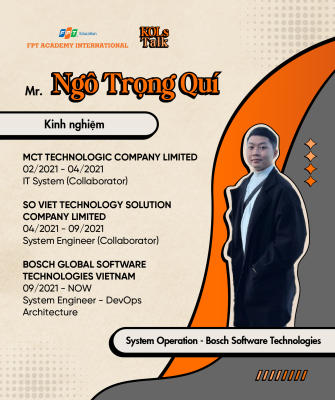 Ngô Trọng Quí - cựu sinh viên FPT Jetking trở thành chuyên gia tại Bosch