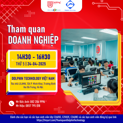 Cơ hội tham quan Dolphin Technology Việt Nam cùng FPT Jetking