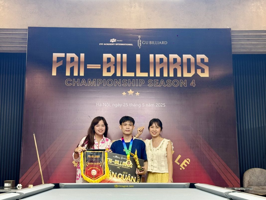Quán quân FAI Billiards Championship 2025 - Trần Văn Dũng