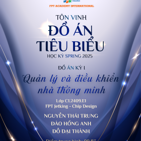 FPT Jetking vinh danh đồ án tiêu biểu học kỳ Spring 2025