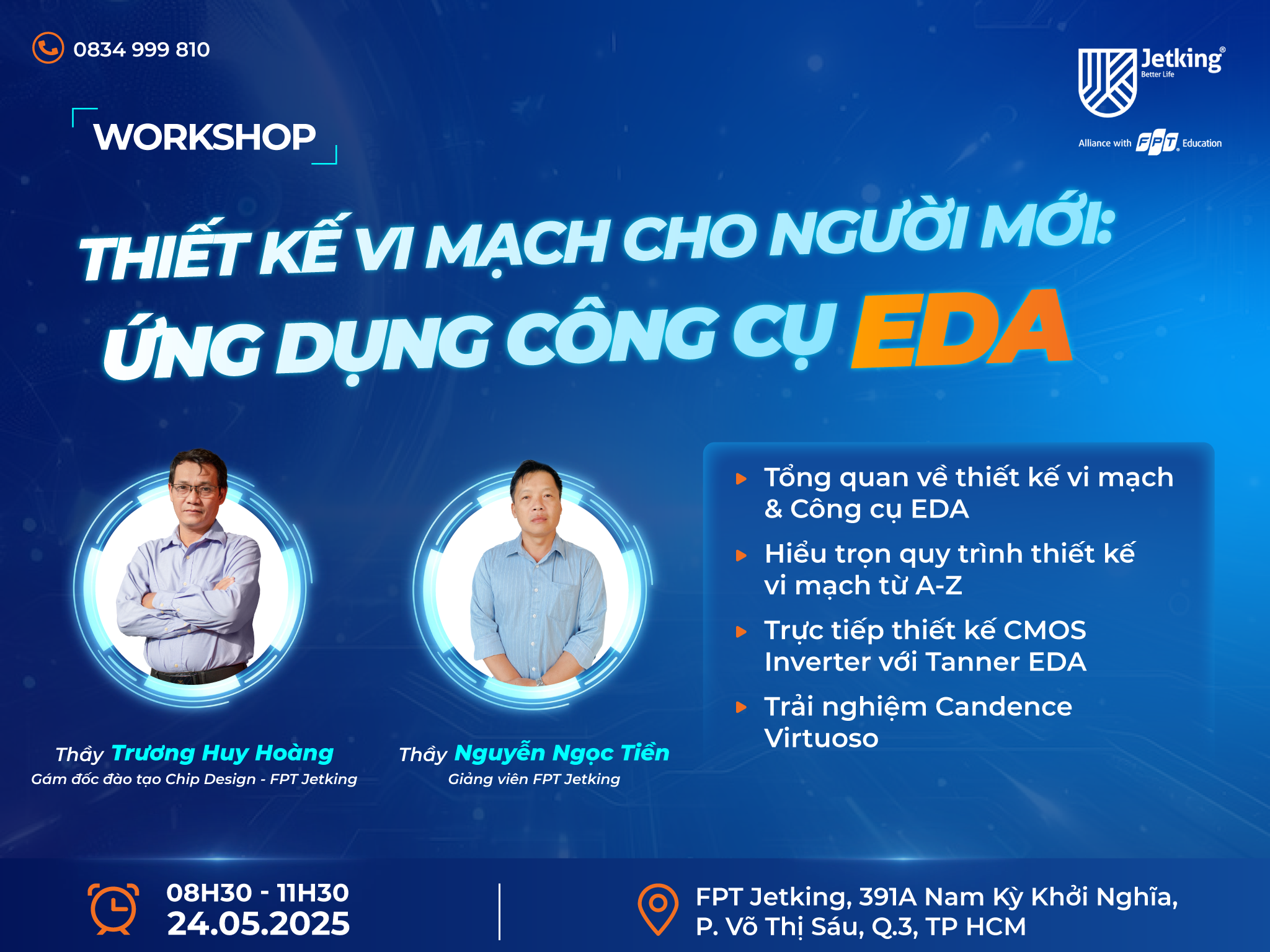 Thiết kế vi mạch cho người mới: Bước khởi đầu chạm tay vào công nghệ chip cùng eda