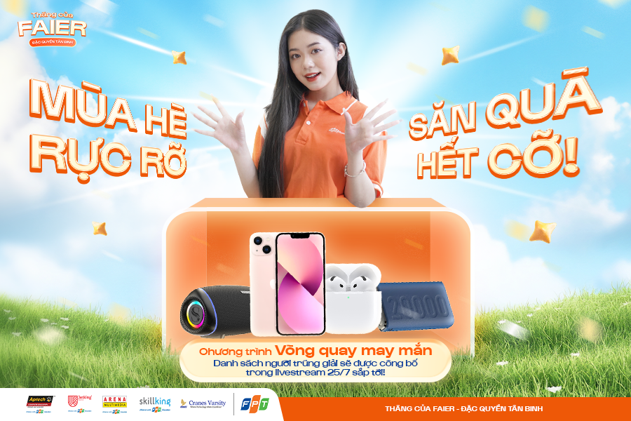 Bùng nổ ưu đãi - Cơn sốt "Vòng quay may mắn" dành riêng cho các FAIER khi nhập học tại FPT Jetking