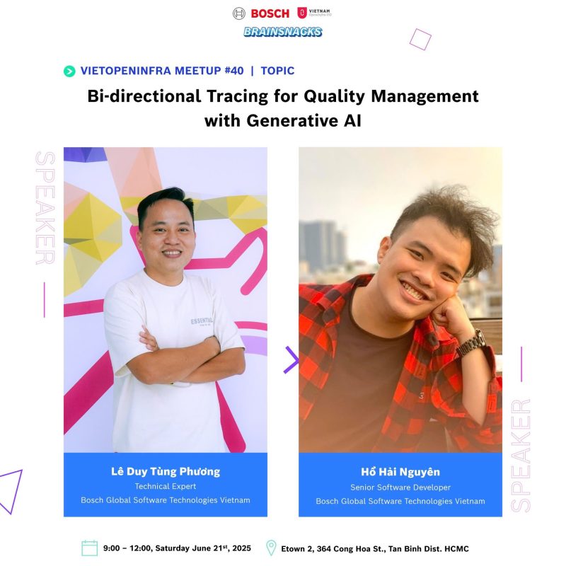 Diễn giả Lê Duy Tùng Phương và Hồ Hải Nguyên tại Talk 1