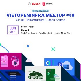 Meetup #40 – VietOpenInfra x Bosch (HCMC) – Khám Phá Xu Hướng Hạ Tầng Mở, AI và Cloud!