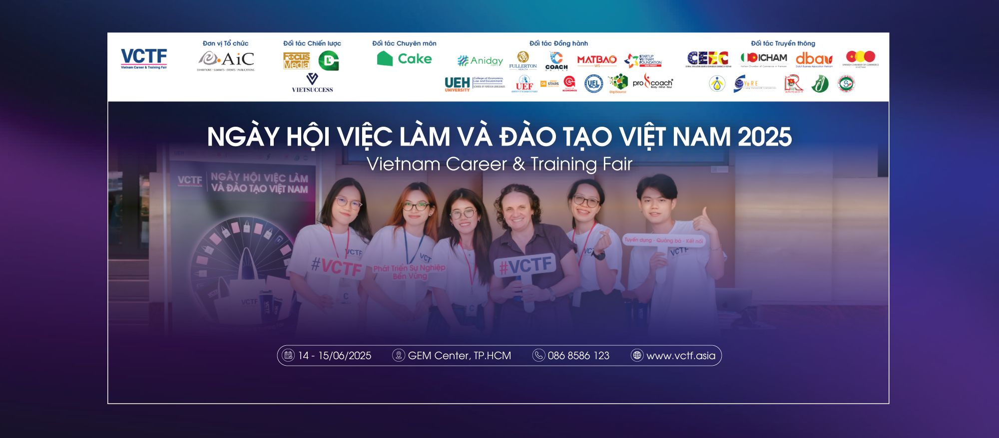 "Bỏ túi" cơ hội và kiến thức việc làm tại Ngày hội VCTF 2025!