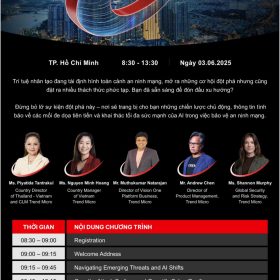 Bài học chiến lược an ninh chủ động trong kỷ nguyên AI từ sự kiện Trend World Tour 2025
