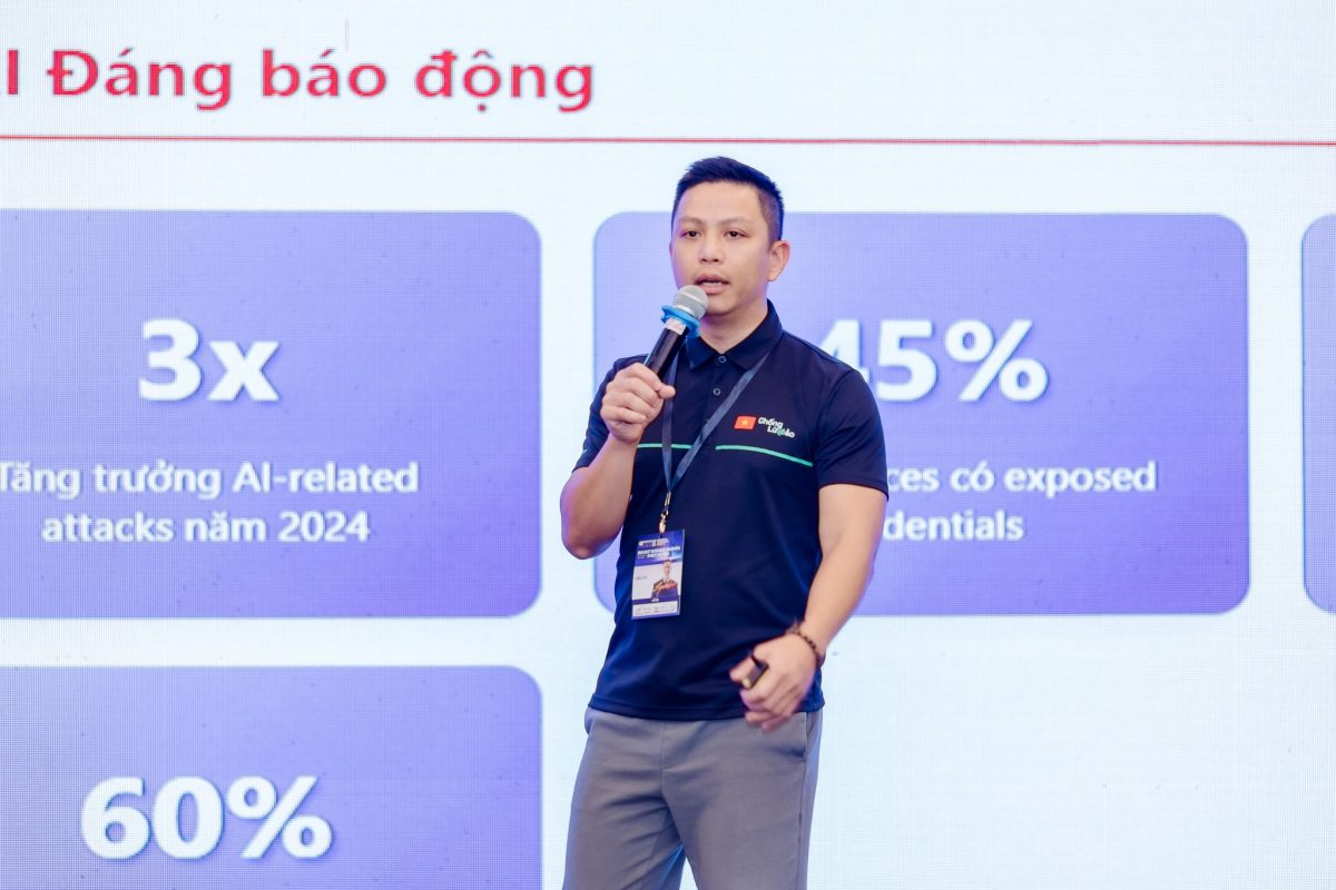 Chuyên gia Ngô Minh Hiếu trình bày tại hội thảo