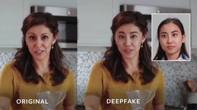 Độ chân thực của công nghệ Deepfake khiến người xem khó có thể phân biệt thật/giả