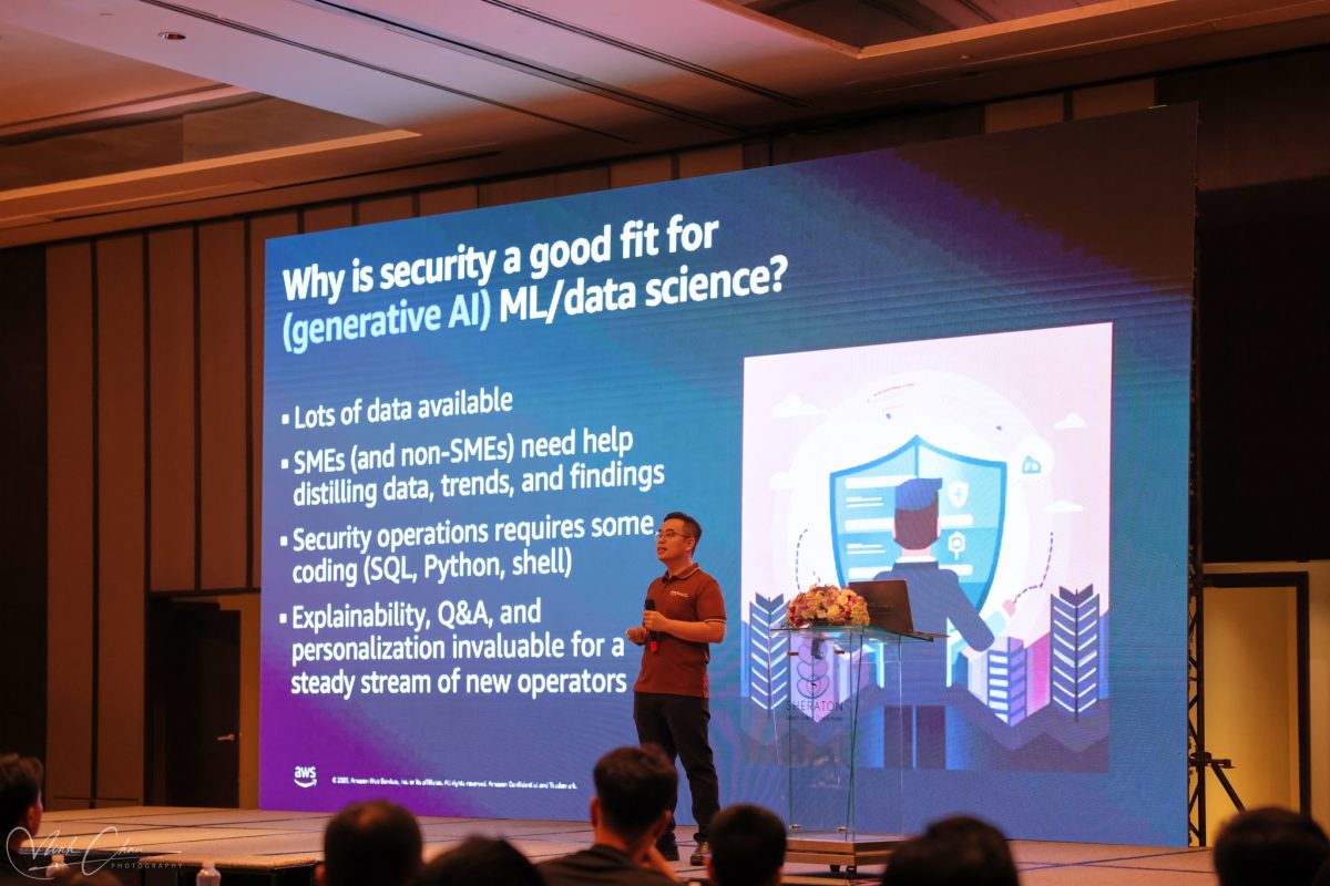 Anh Nguyễn Gia Hưng, AWS Solutions Architect Manager, đã mang đến bài chia sẻ rất thiết thực "Automating security controls for modern applications on AWS",
