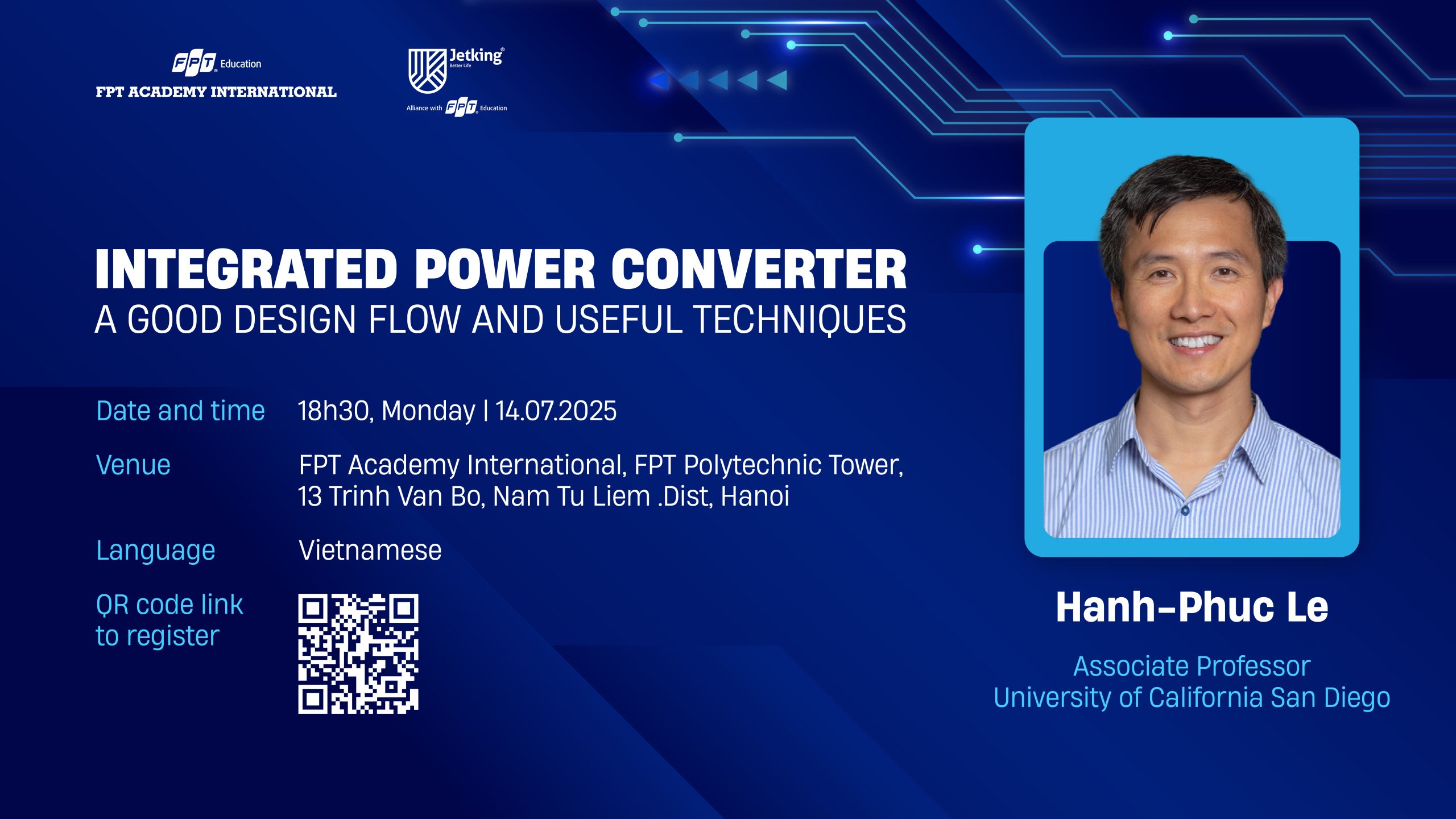 Khám phá Talkshow với chủ đề “Integrated Power Converter – A Good Design Flow and Useful Techniques”