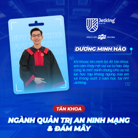 Tốt nghiệp FPT Jetking, Dương Minh Hào mang tinh thần công nghệ vào môi trường quân đội