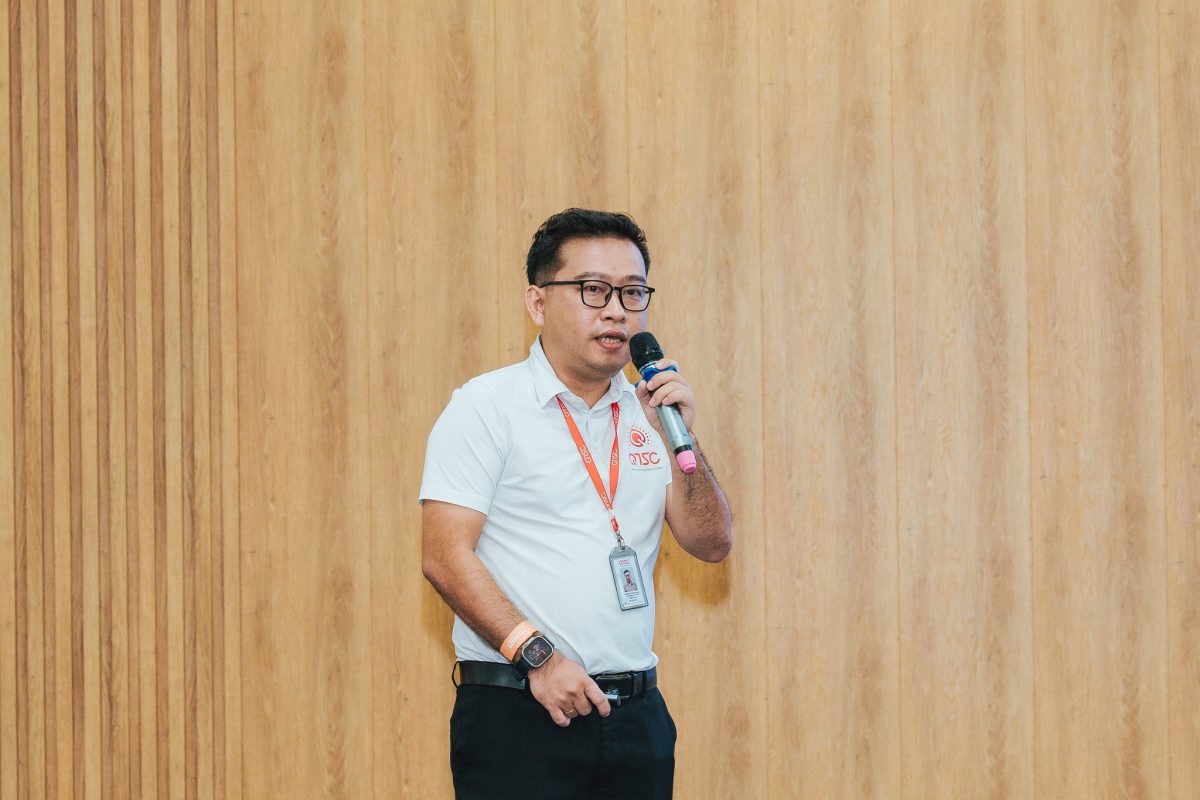 Ông Nguyễn Thanh Lâm, Trưởng Trung tâm An ninh mạng, QTSC chia sẻ tại sự kiện