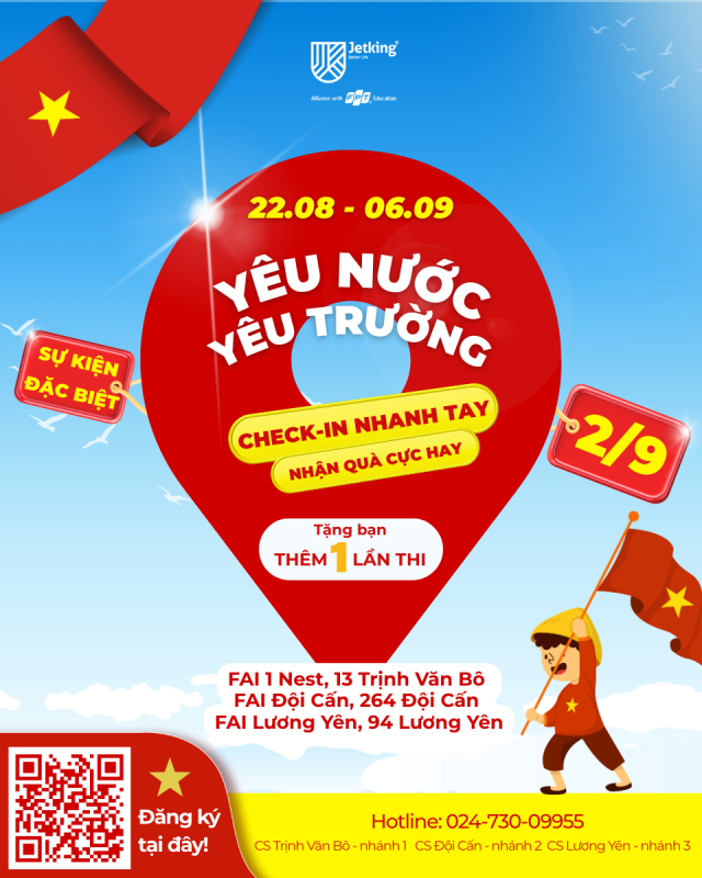 Rực rỡ sắc đỏ ngày Quốc khánh – Check in ngay, nhận quà liền tay