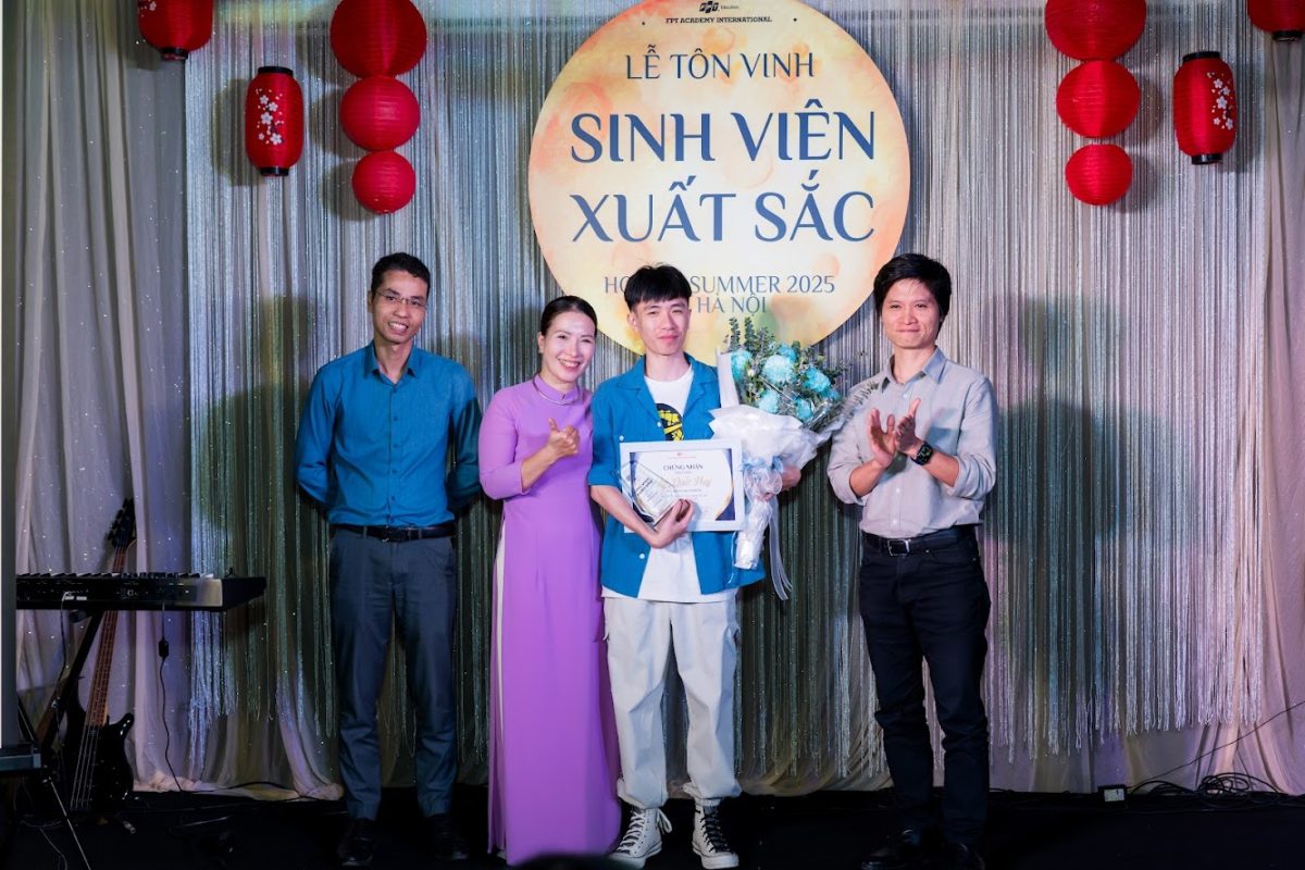 Lại Quốc Huy sinh viên xuất sắc học kỳ Summer 2025 (FPT Jetking Chip Design).