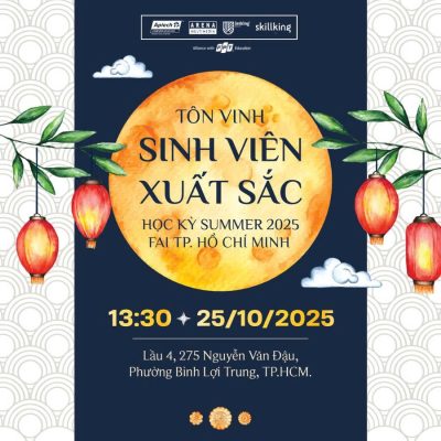 Lễ Tôn vinh Sinh viên Xuất sắc học kỳ Summer 2025 tại Viện Đào tạo Quốc tế FPT TP HCM