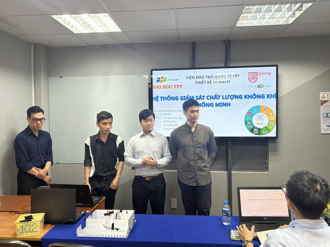 Sinh viên FPT Jetking tham gia thiết kế giải pháp bảo vệ môi trường sống xanh ngay từ kỳ 1