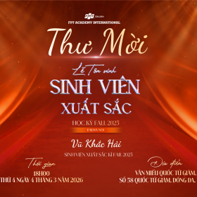 Thư mời sinh viên xuất sắc