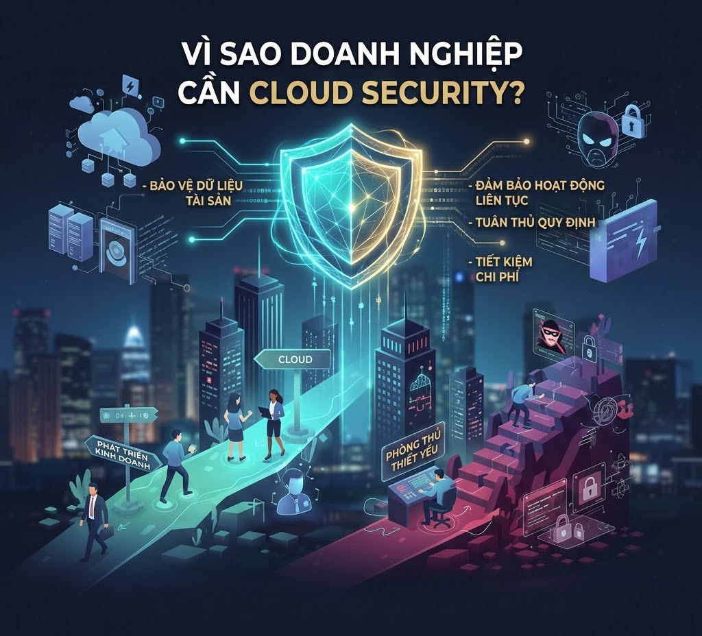 Vì sao doanh nghiệp cần Cloud Security trong kỷ nguyên chuyển đổi số?