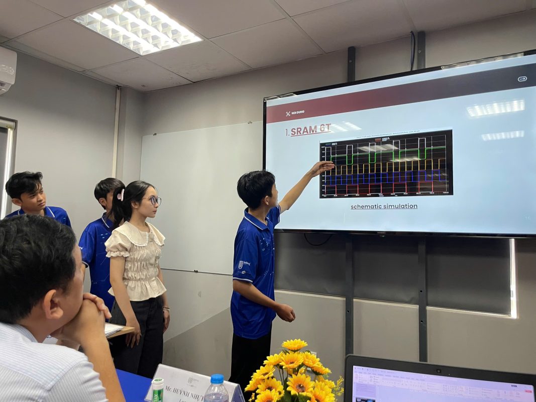 Thiết kế sram – Đồ án vi mạch học kỳ 3 của sinh viên FPT Jetking