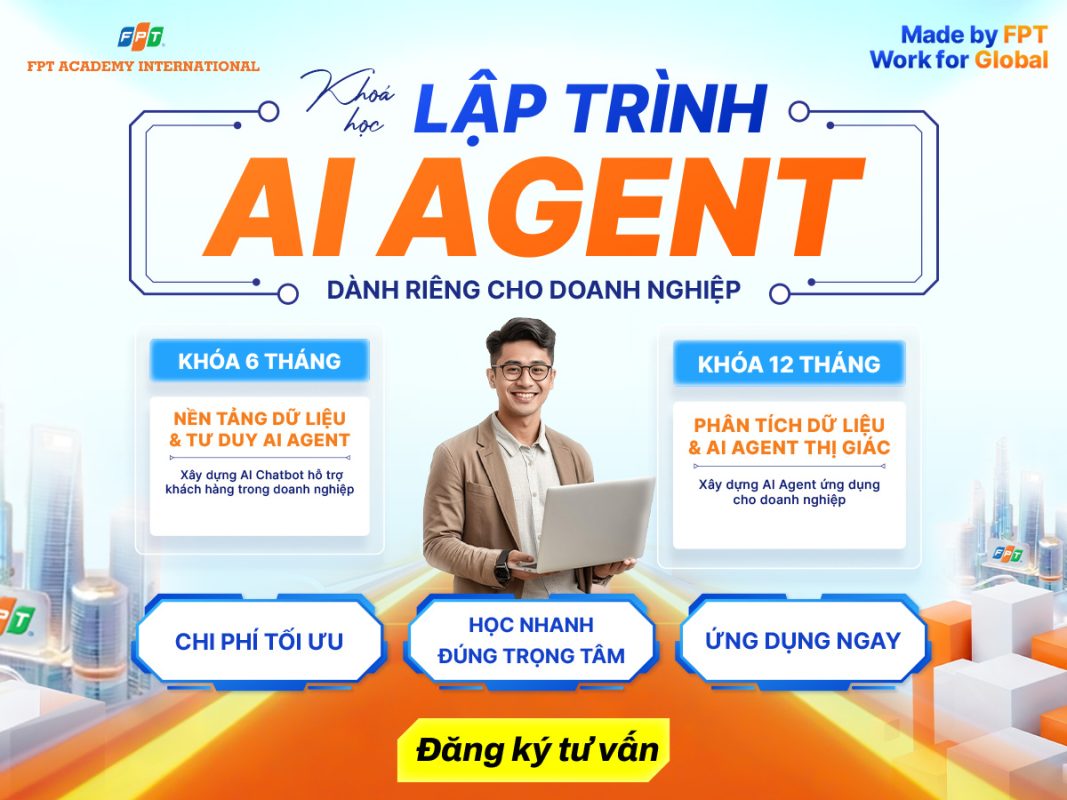 Khoá học Lập trình AI Agent dành riêng cho doanh nghiệp