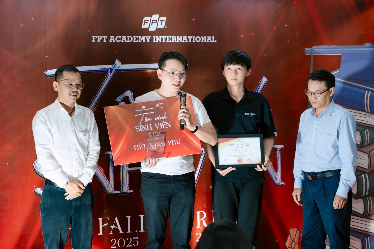 Tiết vinh Phú - Sinh viên xuất sắc học kỳ Fall 2025