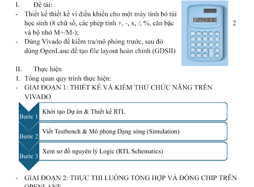 Đề tài và quy trình thực hiện